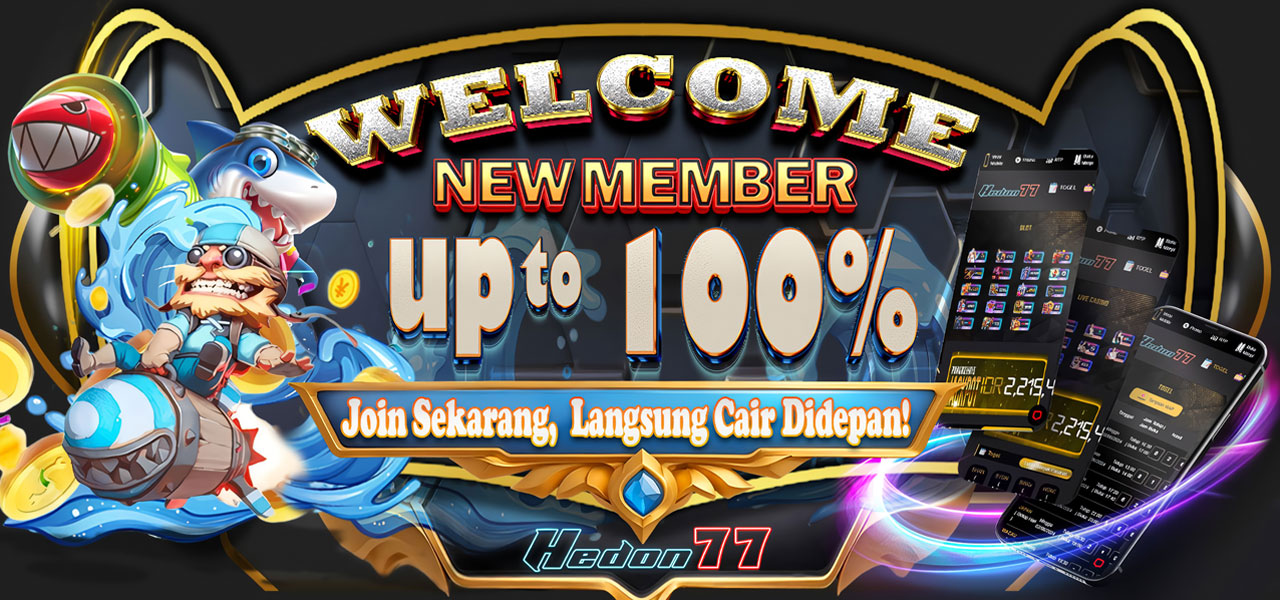 BONUS NEW MEMBER 100 (SLOT GAMES) HEDON77